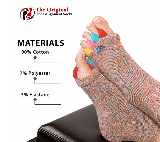 Happy-Feet socks are made of cotton
