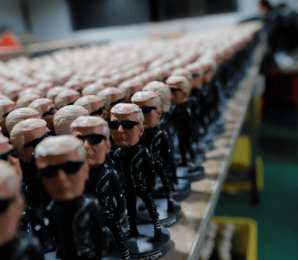 The Form Factor of The Trumpinator Bobblehead