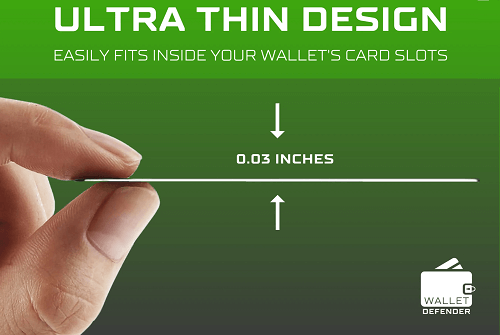 Key Features of Wallet Defender - Ultra-Thin Design