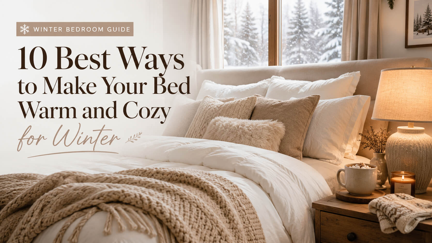 10 Best Ways to Make Your Bed Warm and Cozy for Winter