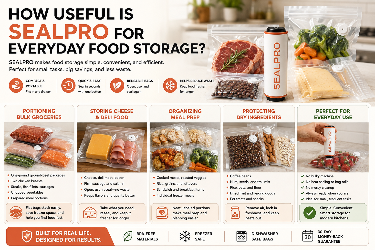How Useful Is SEALPRO for Everyday Food Storage