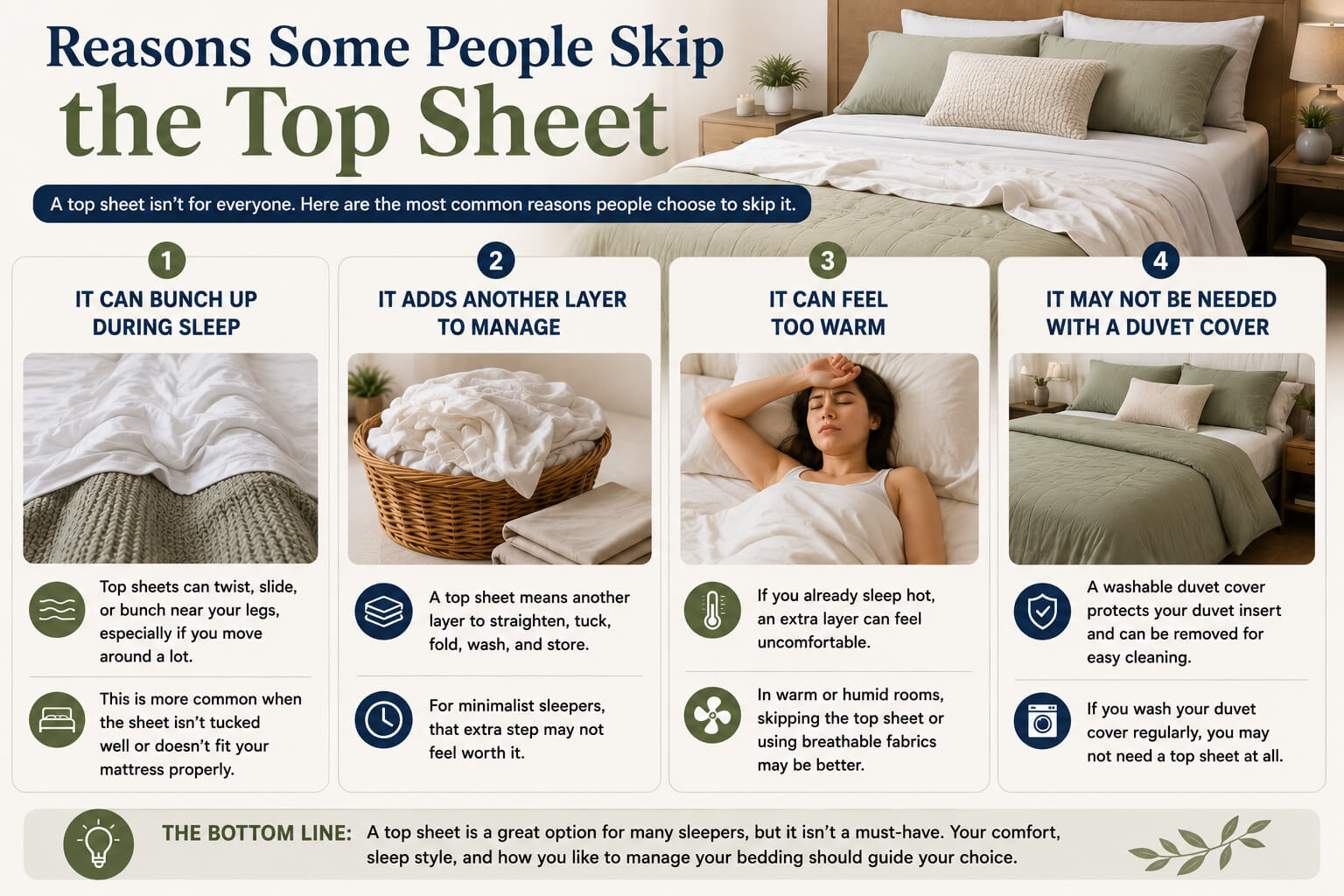 Reasons Some People Skip the Top Sheet