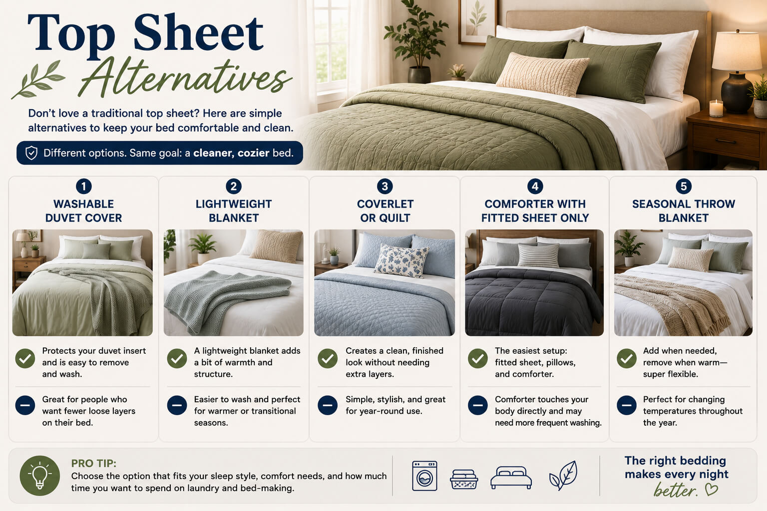 Top Sheet Alternatives